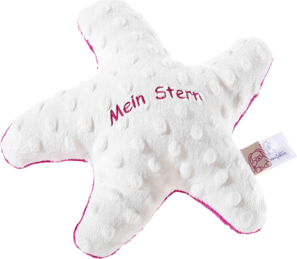 Heunec STELLINA Plüschi mit Stickerei hot pink Größe 25 cm