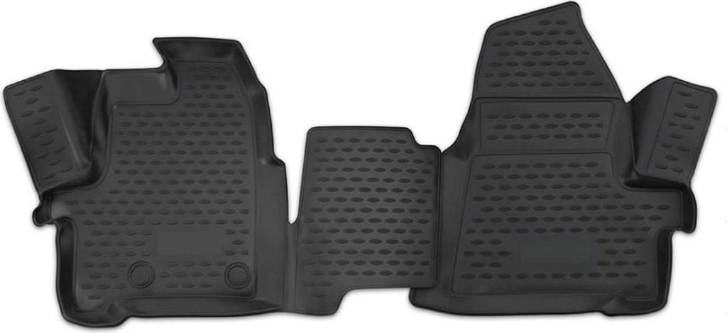 2014-2025 Ford Transit Fußmatten TPE Schwarz 2 tlg Produktbild 
