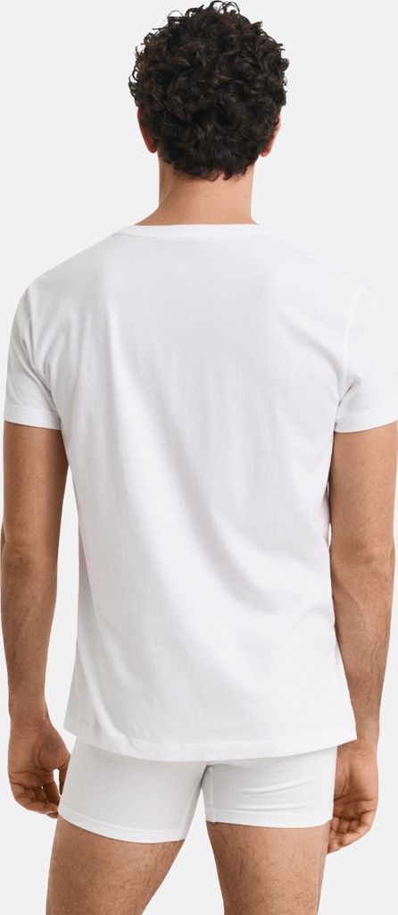 GANT 2er Pack Lounge Crew T-Shirts, Weiß L