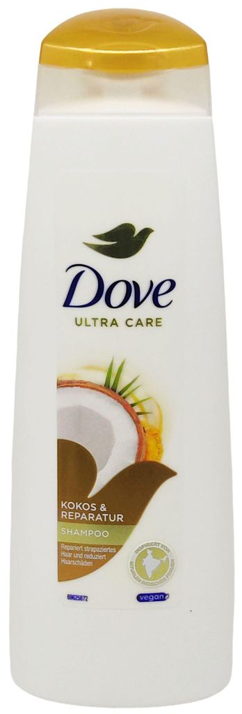 Dove Kokos und Reparatur Shampoo für strapaziertes Haar Produktbild 