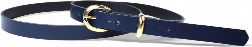 FRONHOFER Damengürtel 2 cm schmaler Gürtel vergoldete Schnalle & Schlaufe