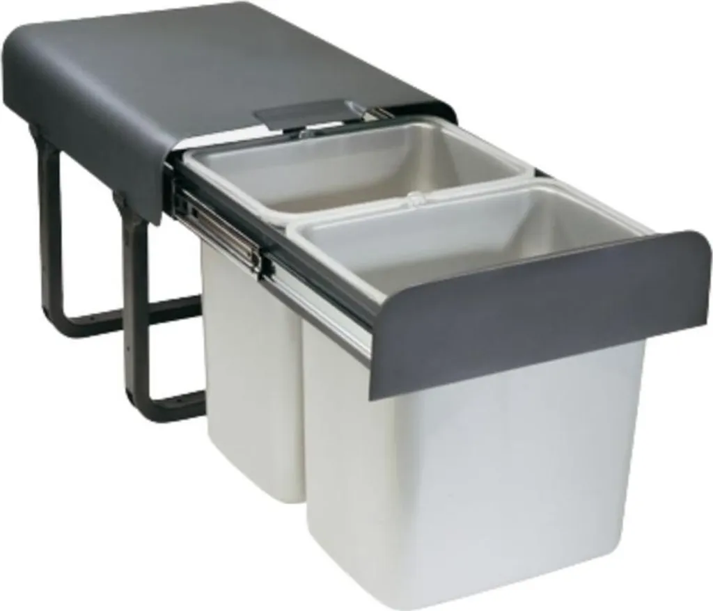 Pattumiera Estraibile Ekko2 2x16L | Differenziata Sottolavello Professionale