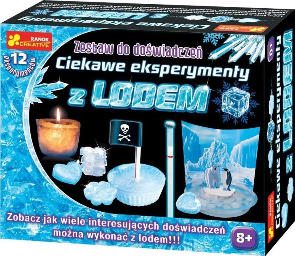 Expériences avec la glace : kit de sciences éducatif pour enfants de 8 ans