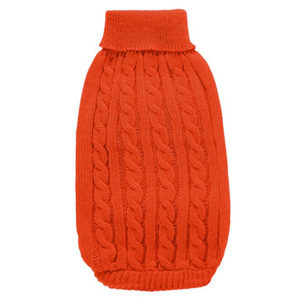 Produktbild von CuteBone Halloween-Hundepullover Für Kleine Hunde, Schädel, Gestrickt, Für Haustiere, Winterkleidung, Pullover, Warmer Strick Mit Leinenloch DS35S-DE