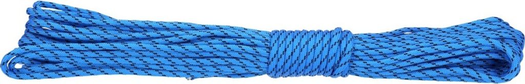 Blau - Paracord 550lb Nylon Seil, Abspannseil für Camping Fallschirmschnur reißfest - 4mm, 249 Kg (15 Meter)