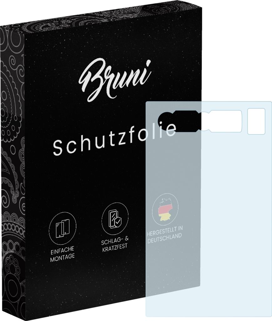 Bruni Basics-Clear 2x Schutzfolie kompatibel mit Humminbird Produktbild 