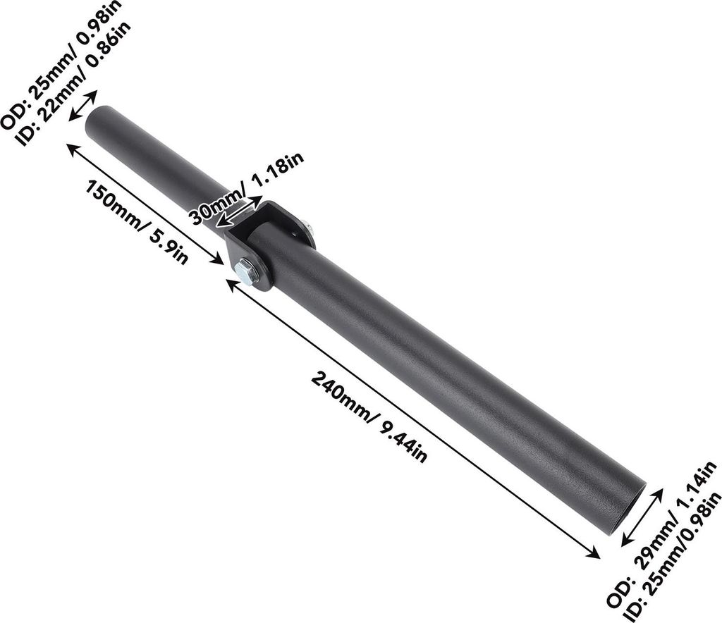 T Bar Row Plattform Posteinsatz Landmine Anhang Stahl Fitness -Trainingsausrüstung mit 360 -Grad -Rotation für Innendimenete von Home Fitness: 25...