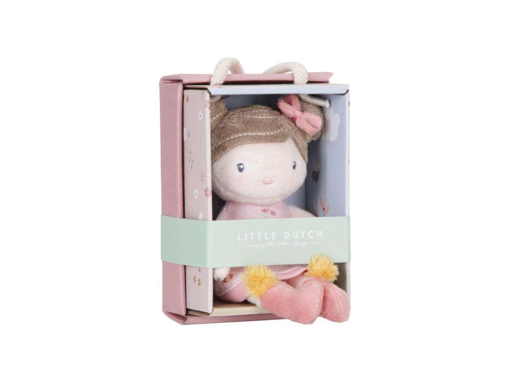 Rosa Puppe 10 cm, Little Dutch Produktbild 