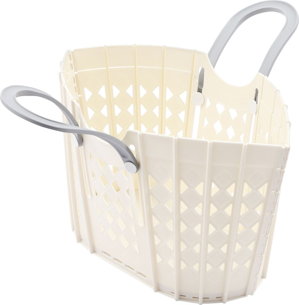 Wäschekorb weiß für Waschräume, Badezimmer max 6kg