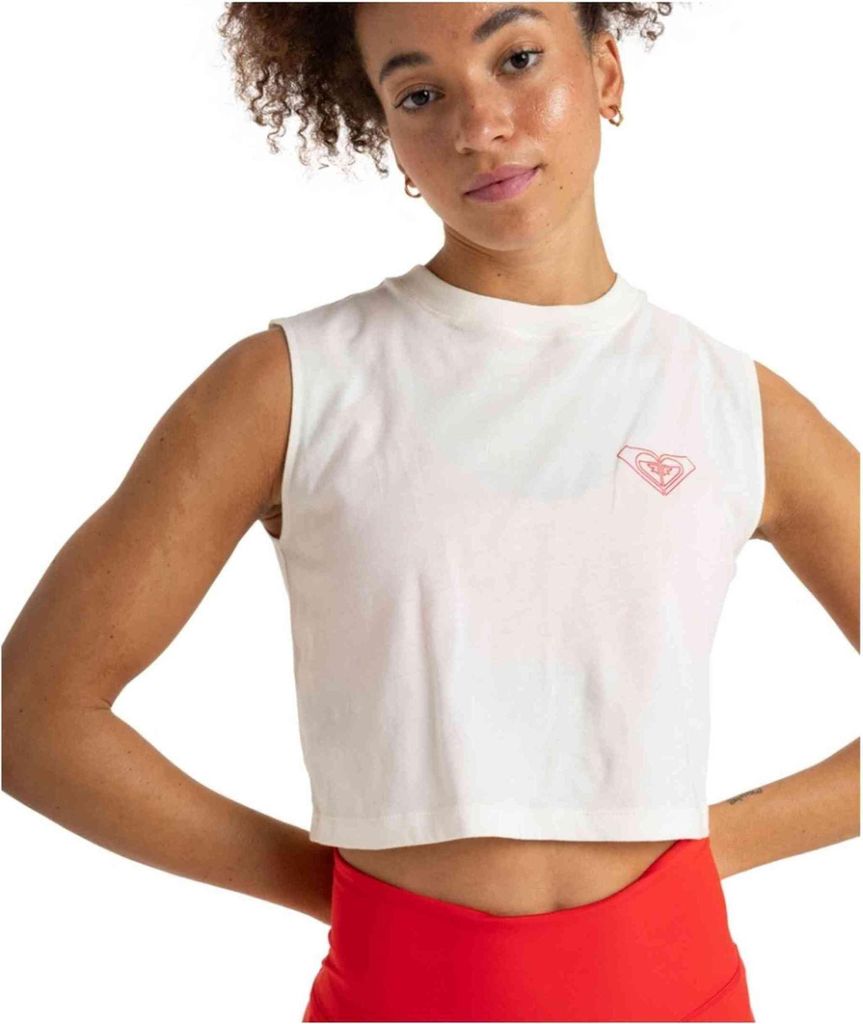 Roxy Top ERJKT04274-WBS0 in Beige color size x-small