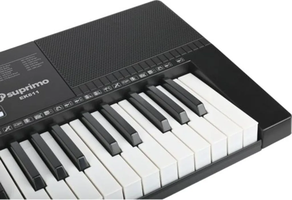 Piano électrique SUPRIMO EK611 à 61 touches pour apprentissage guidé