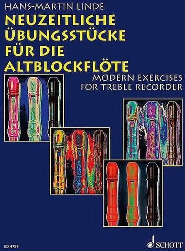 Neuzeitliche Übungsstücke für die Altblockflöte