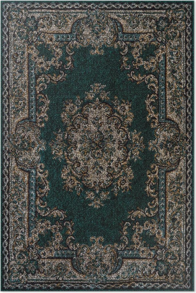 Gemustert Im Vintage-Stil – Vinyl Fußmatte – 120x180 cm – Rutschfest, Pflegeleicht & Langlebig