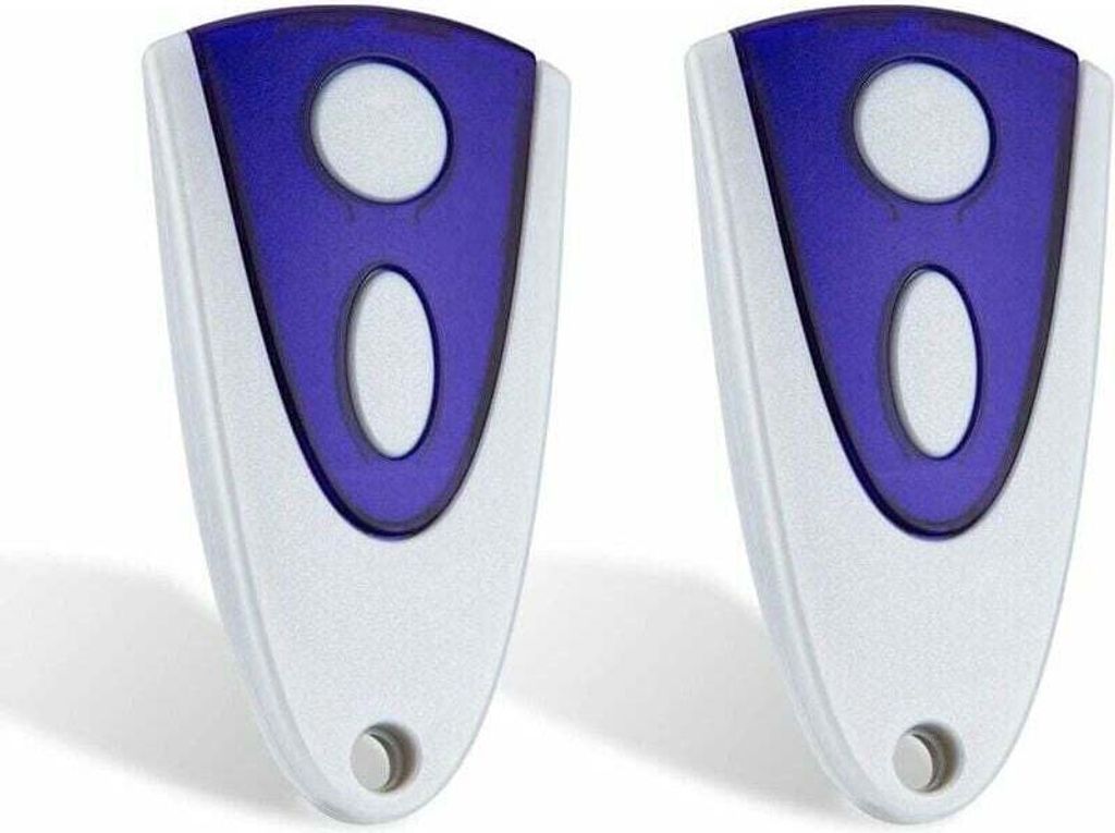 Set mit 2 Garagentor-Fernbedienungen, kompatibel mit Novoferm Novotron 502 MAX43-2 Novotron 512 MIX43-2 433,92 MHz,