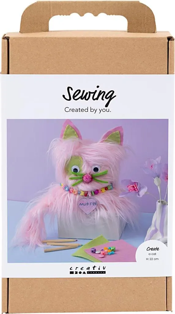 Kit Cucito Creativo Gatto Creativ Company - Hobby e Fai da Te