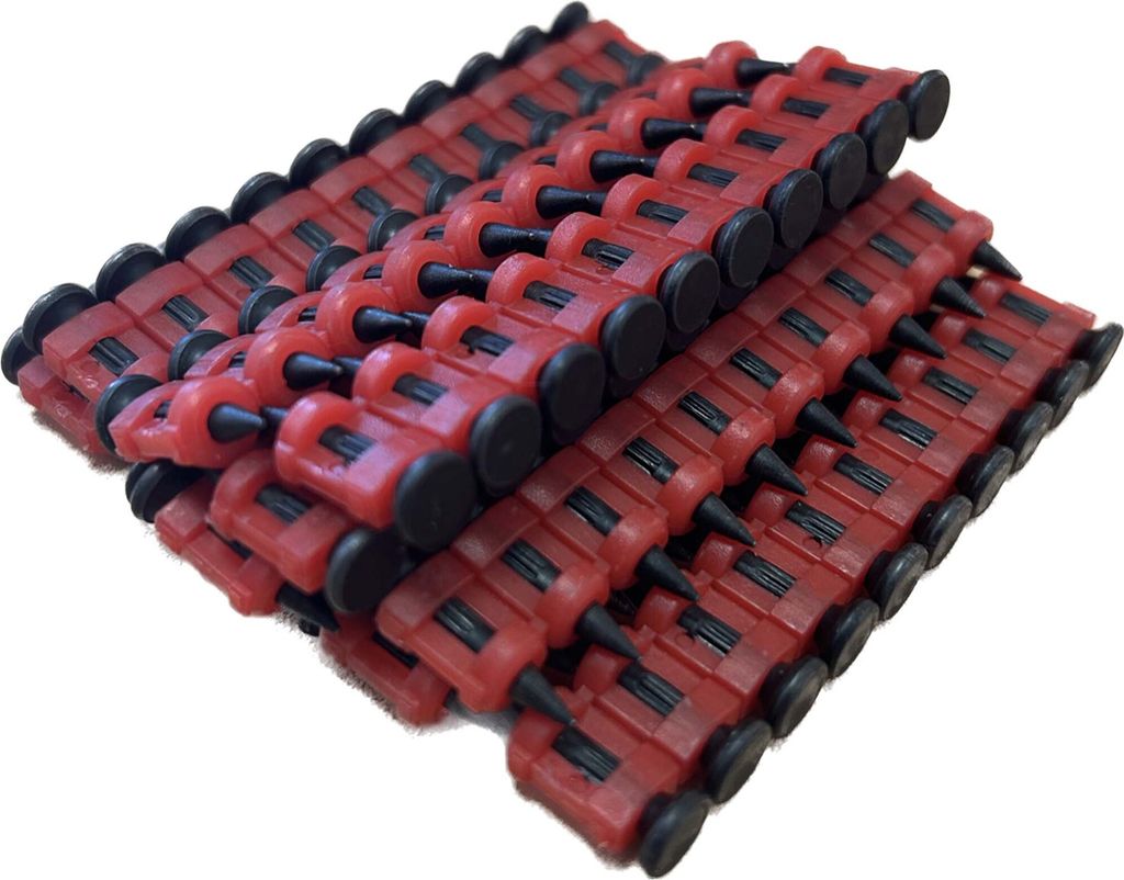 Betonnägel Premium 17mm Kohlenstoffstahl Verzinkt für harten Stahl 1000 St, HB42