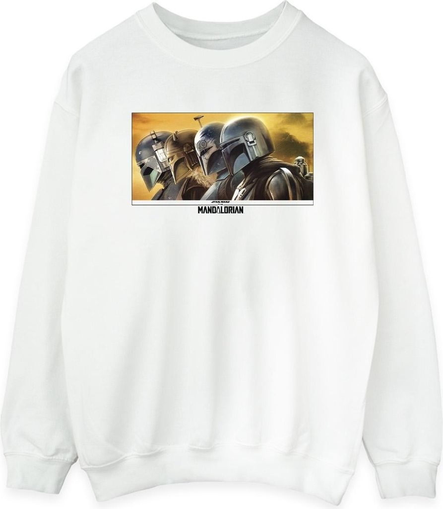 Star Wars - "The Mandalorian" Sweatshirt für Damen BI39716 (XXL) (Weiß)