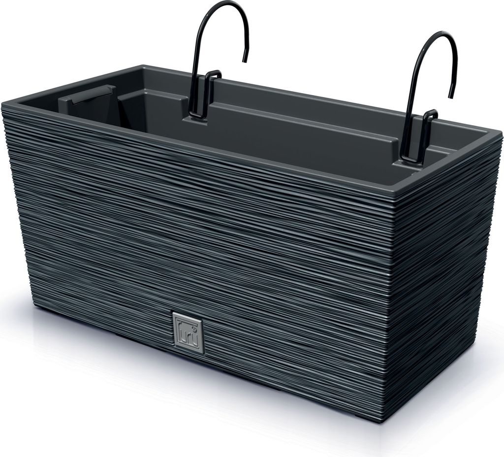 Prosperplast Furu Collection Blumentopf, Silber, Produktbild 