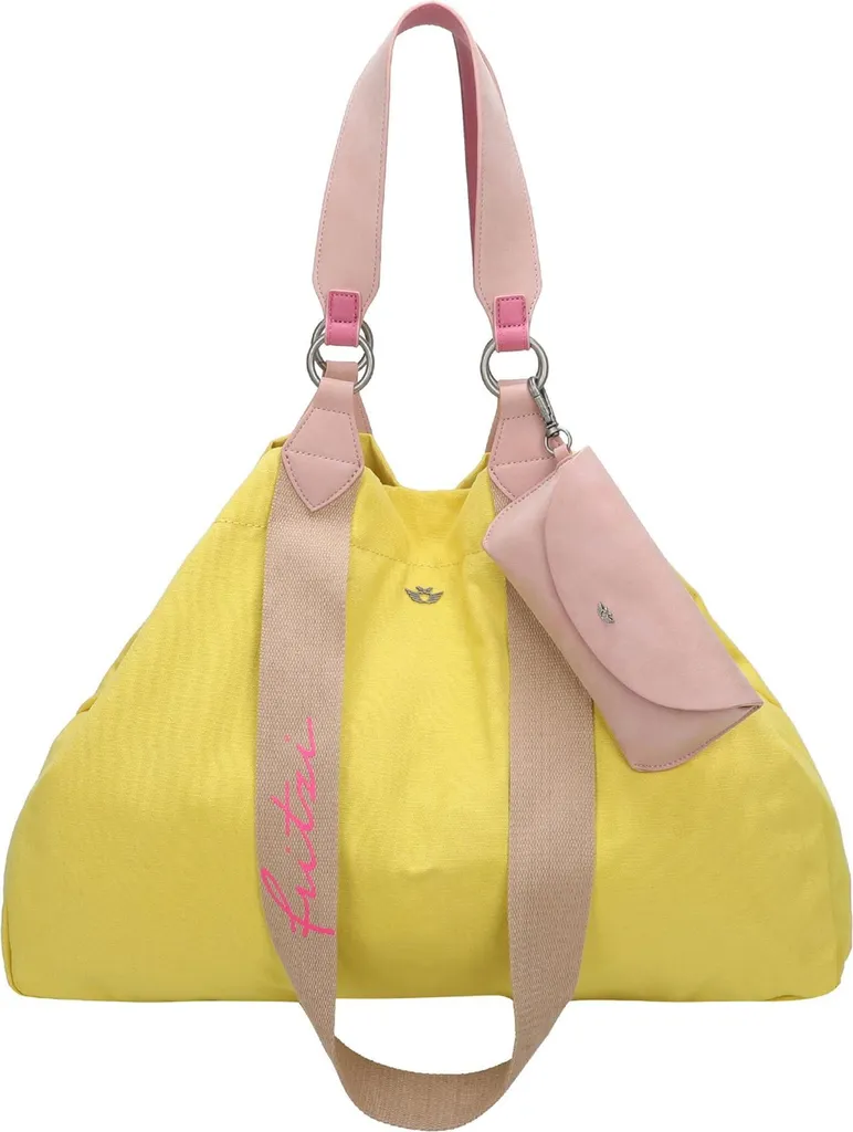 Fritzi aus Preußen borsa a tracolla Izzy Canvas Shopper Sun giallo