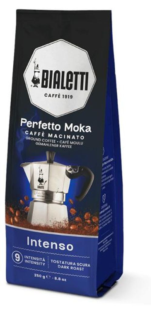 Bialetti Perfetto Moka Intens, 250 g, Tmavě pražená, Káva, Obrázek produktu 
