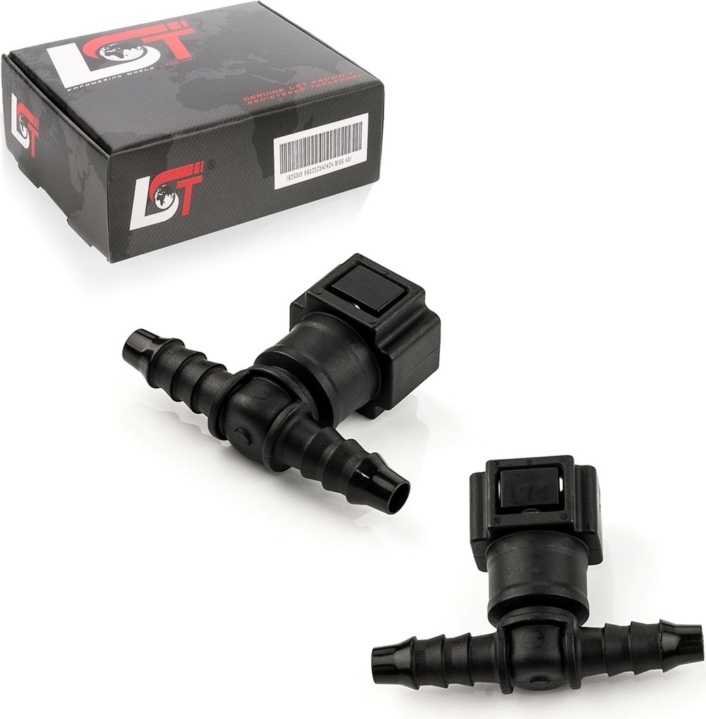2x Schnellverschluss Kraftstoffleitung Kupplung T-Stück 7,89x6mm für BMW MINI