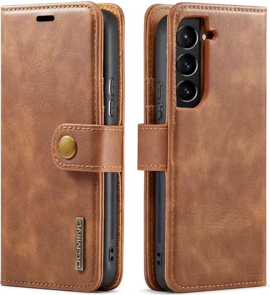 Samsung Galaxy S9 Hülle - DG.MING 2-in-1 Klapphülle & Back Cover - Braun