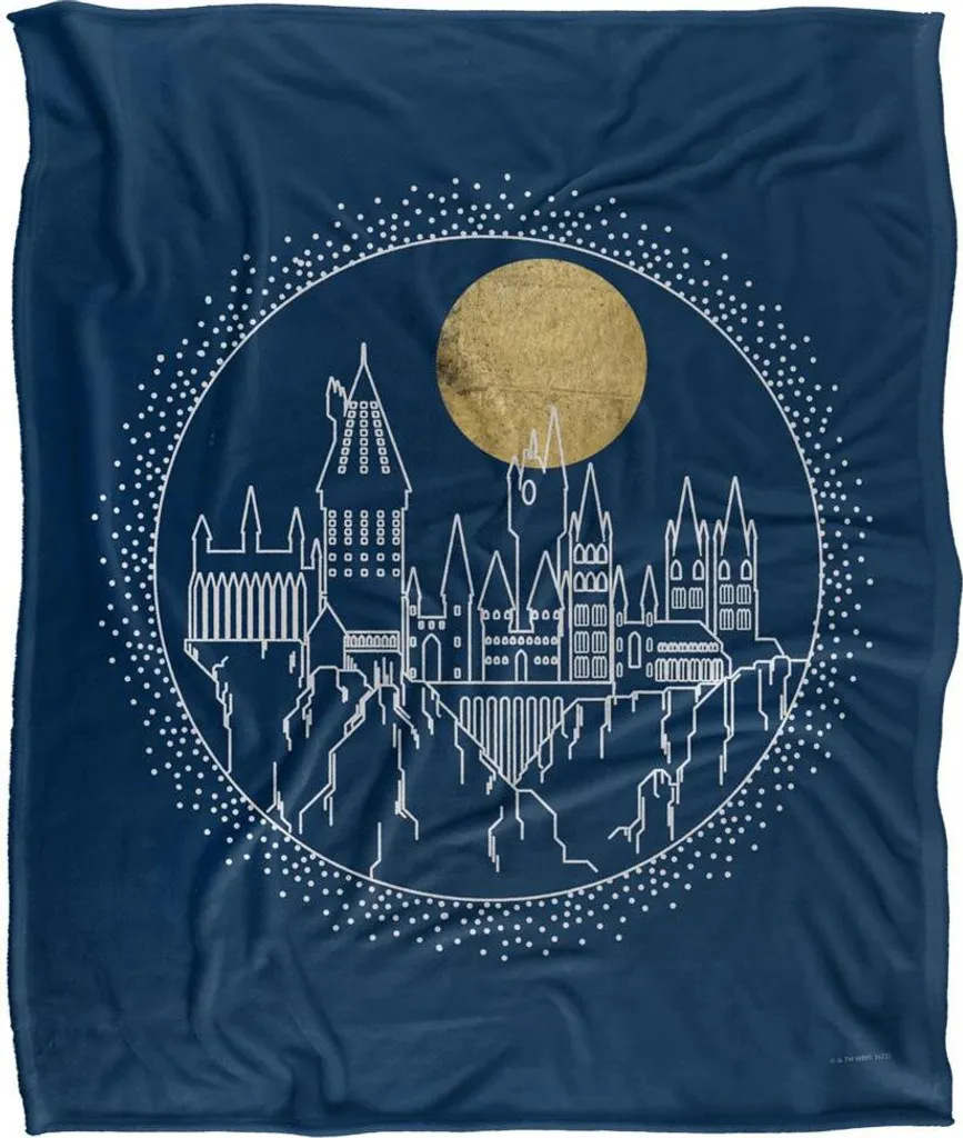 Couverture Harry Potter Hogwarts TV18569 - Plaid polaire coloré taille unique