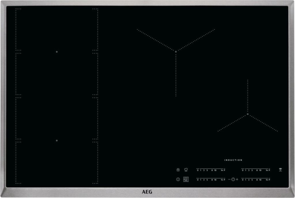 AEG Induktionskochfeld IKE84471XB 80cm Edelstahlrahmen () Produktbild