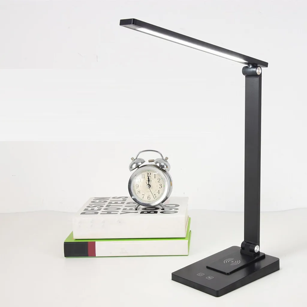 Lampe de lecture LED pour bureau étudiant pliable avec 3 modes USB