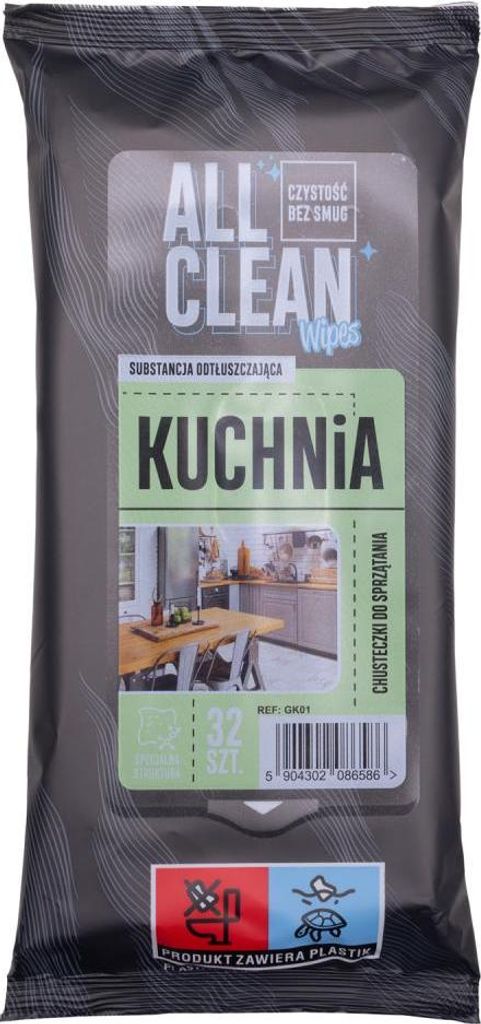 ALL CLEAN Küchentücher 32 Stück – Fett & Schmutz entfernen, ideal für Arbeitsflächen & Herd