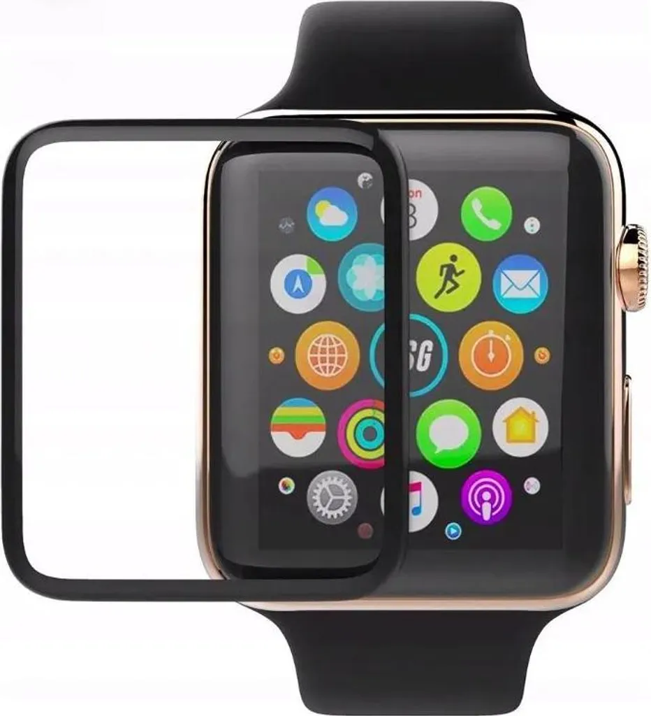 Vetro Temperato 3D Apple Watch 42mm - Durezza 9H e Risposta Touch 100%