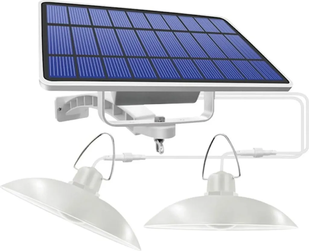Lampe solaire double LED FLS-80 6W 520lm 5500mAh Forever Light SUNARI