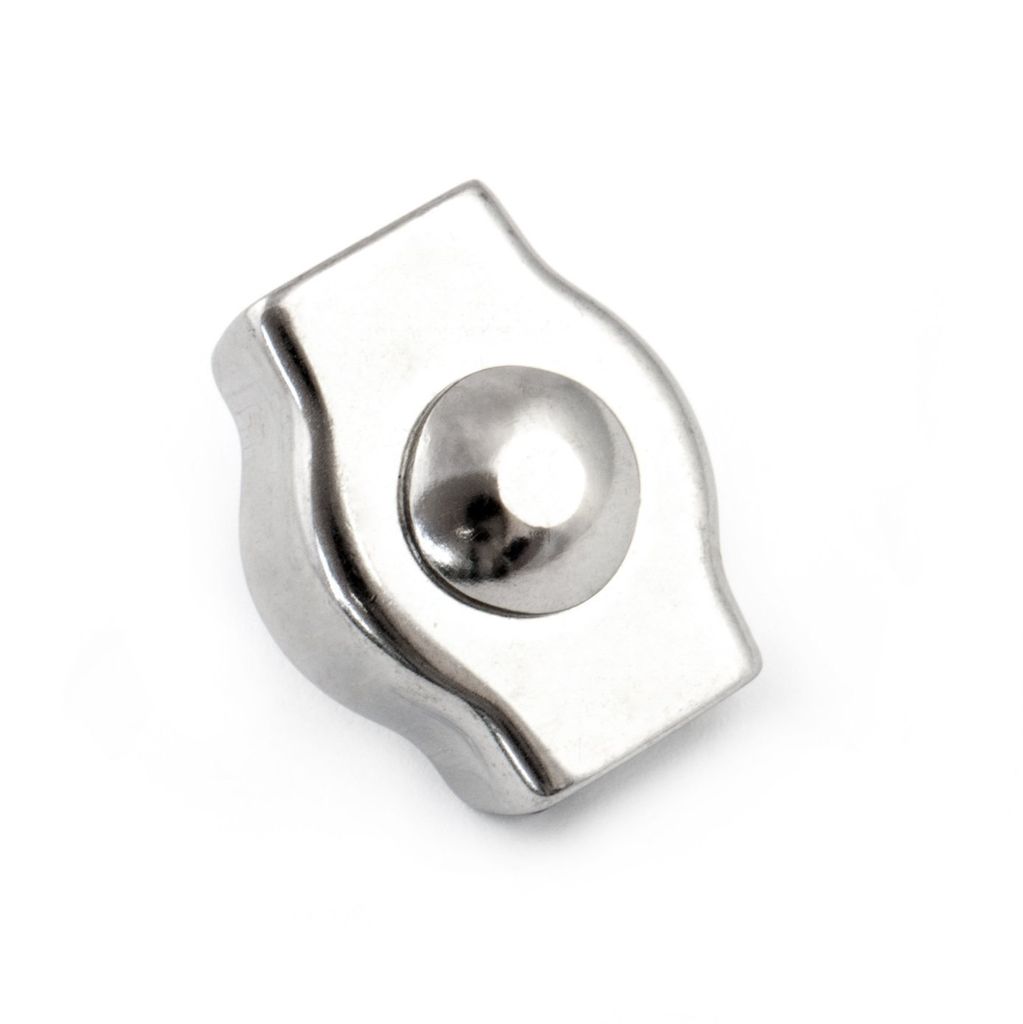 Edelstahl SIMPLEX Klemme 4mm 100 Stück Klemme Drahtseilklemme Seilklemme V4A