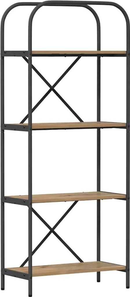 Bücherregal Artisan-Eiche 60 x 30 x 146 cm Holzwerkstoff