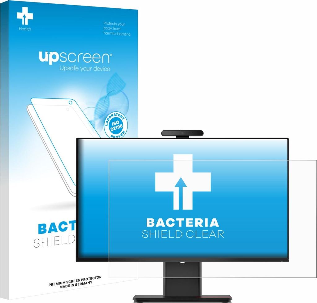 upscreen Schutzfolie für Lenovo ThinkCentre M70a Gen 6 Displayschutz Displayschutzfolie Folie Klar antibakteriell
