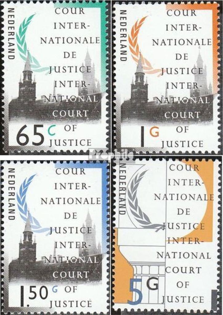 Briefmarken Niederlande 1990 Mi D47-D50 (kompl.Ausg.) Produktbild 