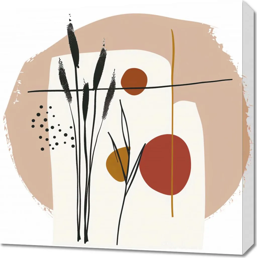 Tableau Image 60 x 60 cm Nature Poétique - Décoration Murale Carrée