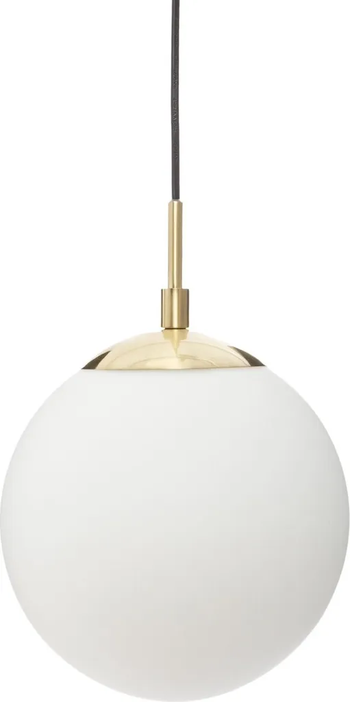 Lampadario a sospensione DRIS sfera bianca Ø 20 cm | Design Classico