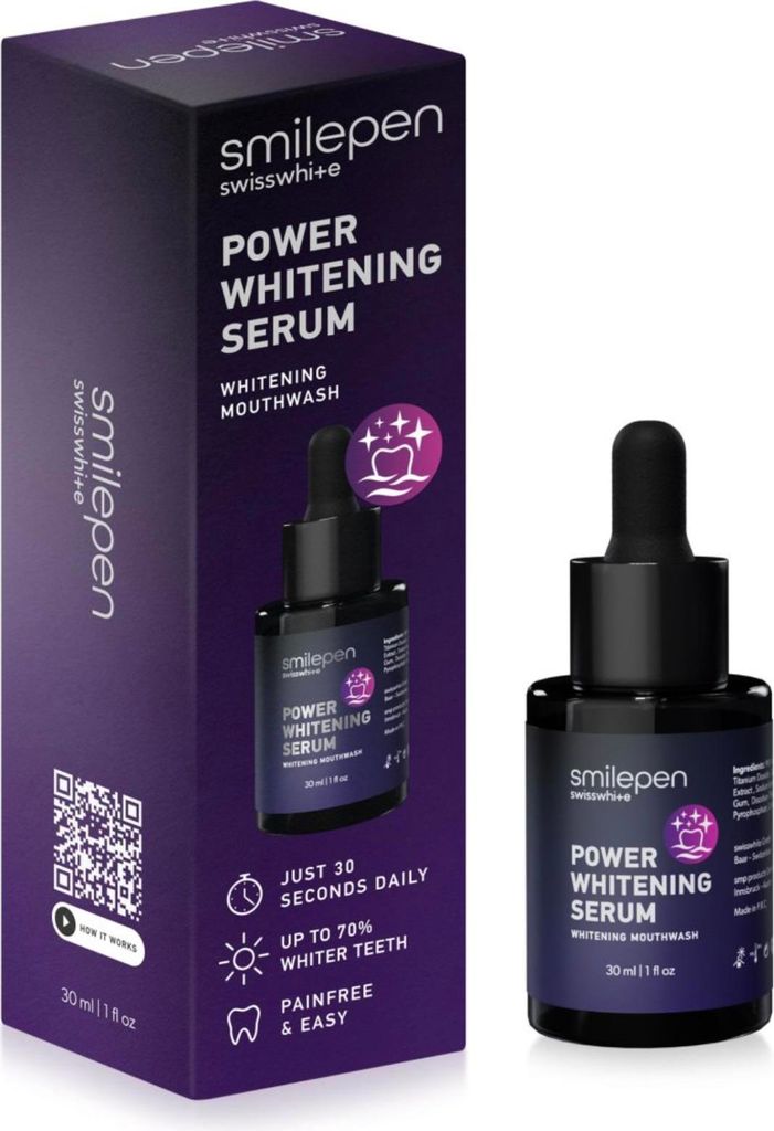 Smilepen Power Whitening 30 ml Aufhellungsserum und Mundwasser