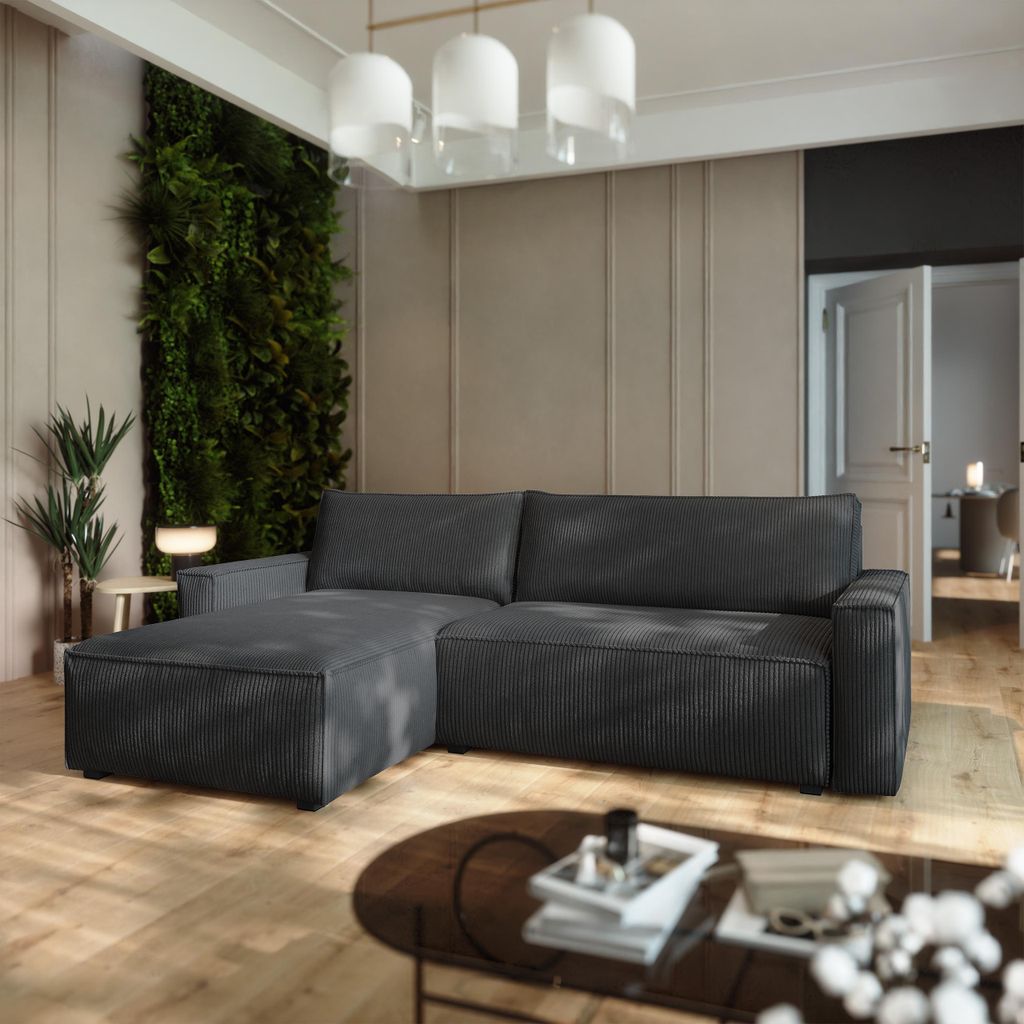 Masseno Ecksofa BESMIR mit Schlaffunktion L-Form, Sofa mit Produktbild 