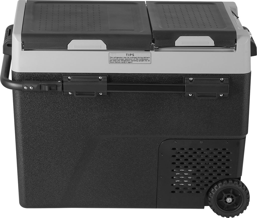 SucceBuy Tragbarer Autokühlschrank von, 58 l / 61,5 QT, Doppelzone. -20 °C bis 20 °C einstellbar. Kompressorkühler für Zuhause, Outdoor, Campi...