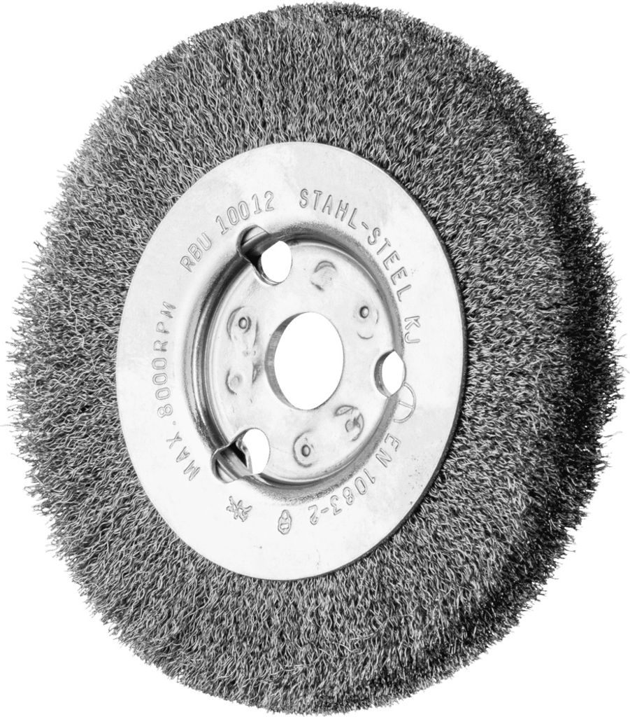 PFERD TOOLS Rundbürste schmal ungezopft RBU Ø100x12x14 mm Bohrung Stahl-Draht-Ø0,15