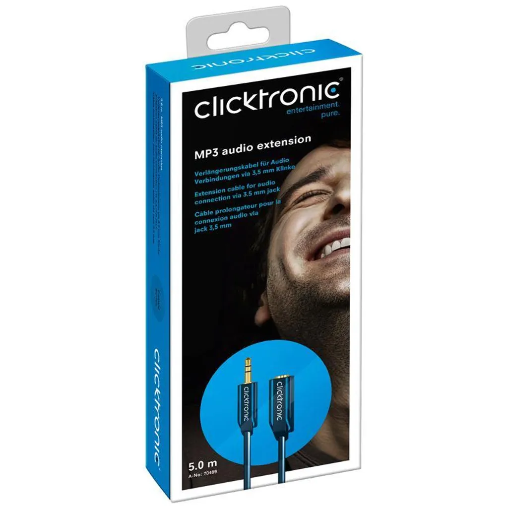 Prolunga Audio Clicktronic 5m - Cavo Jack Resistente e Affidabile - 10