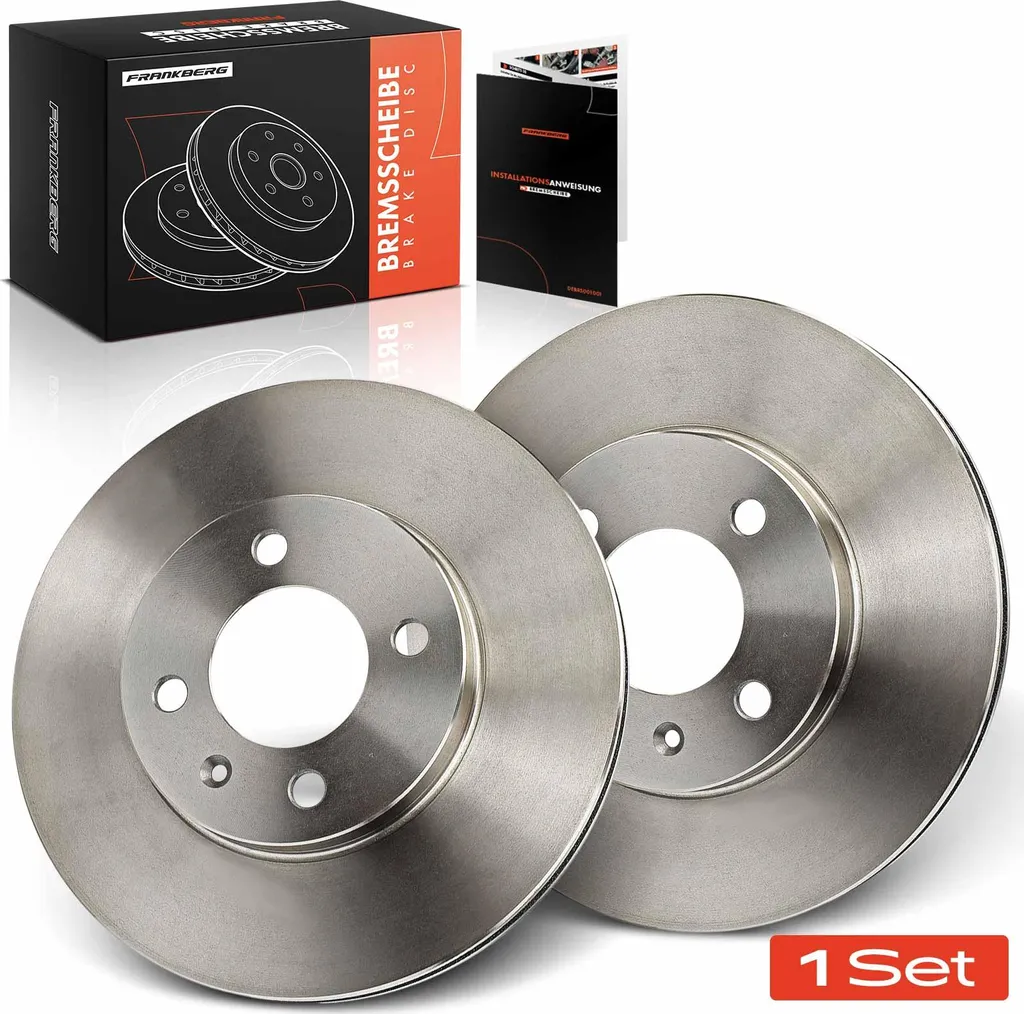 Paire de disques de frein avant ventilés pour VW Golf 3 Passat et Caddy