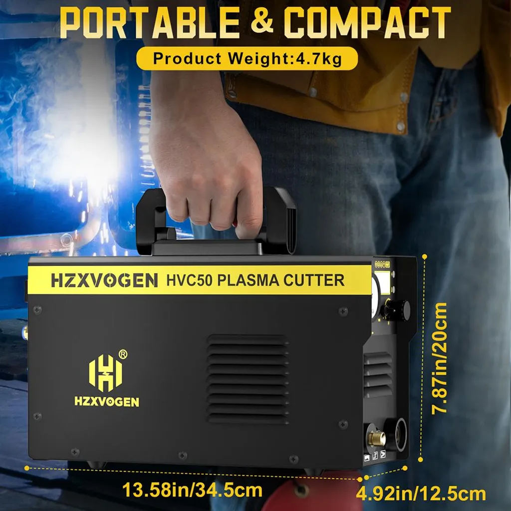 Découpeuse plasma HVC50 performance de coupe nette et précise 50A