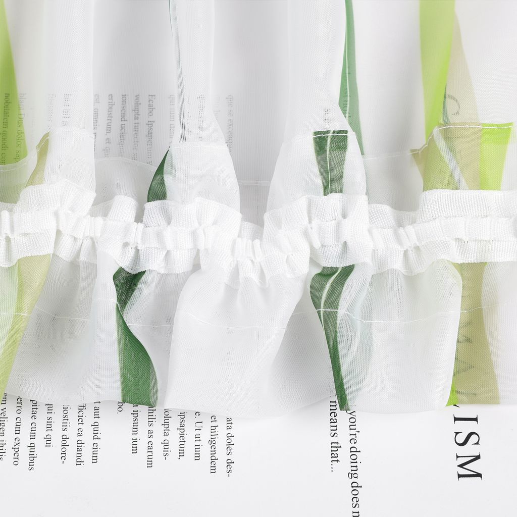 Joyswahl Scheibengardine »Beyza« - Zweifarbig, 2-lagig, 90x100cm (2 Stück)