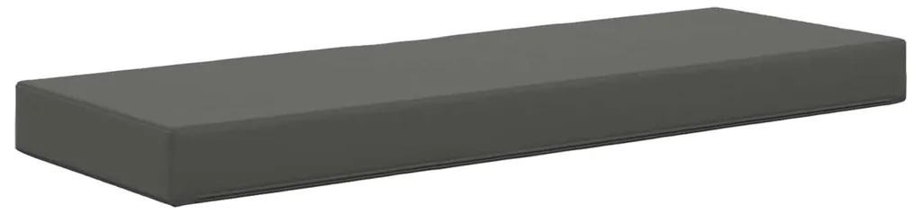 Coussin de banc de jardin anthracite 115x40x8 cm pour terrasse bois