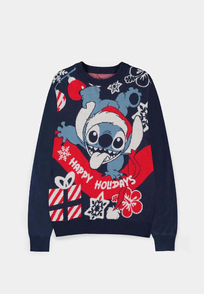 Lilo & Stitch Pullover im Weihnachtslook - Stitch Santa XS