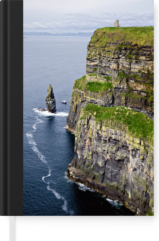 MuchoWow Notizbuch Tagebuch Haushaltsbuch Notebook A5 Steile Klippen von Moher in Irland - Notizblock - Notizheft - Notebook - Schreibblock - Papier
