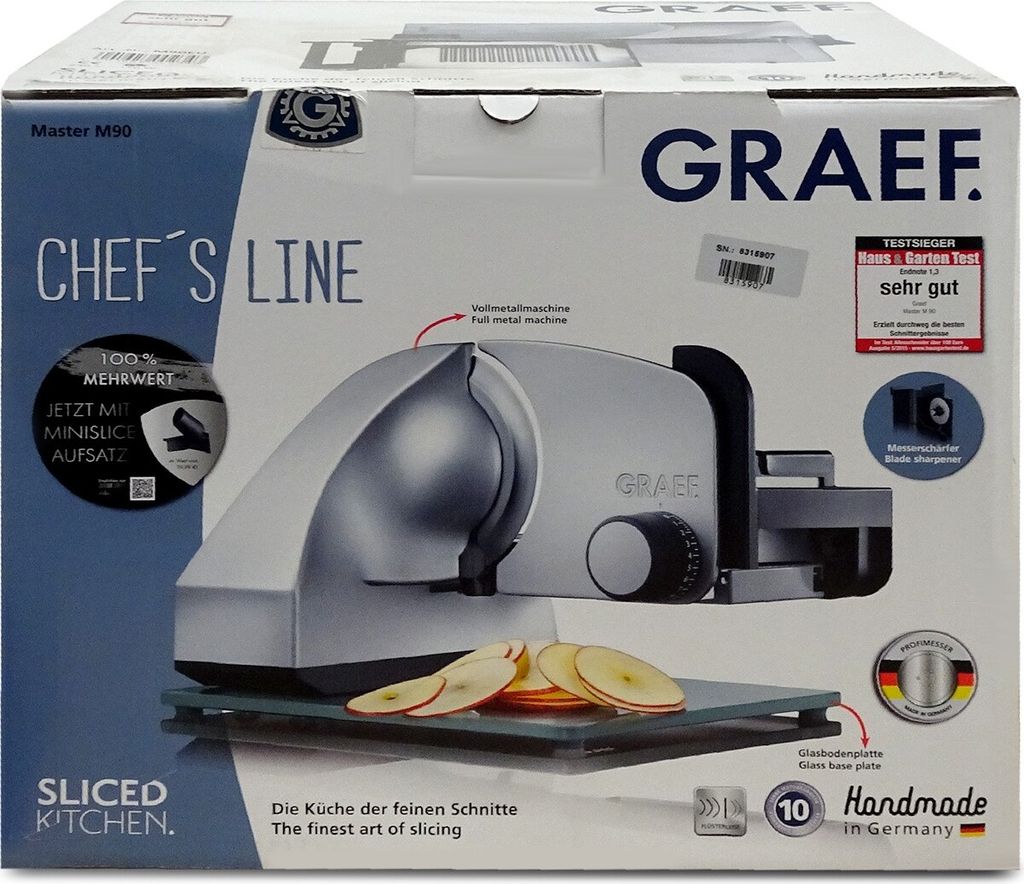 Graef Master M 90 Allesschneider Metall Produktbild 16